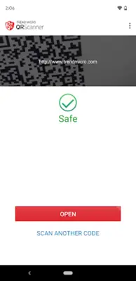 QR Scanner-Safe QR Code Reader android App screenshot 1